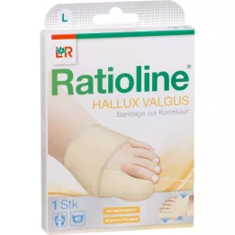 Ratioline Hallux valgus sideme l (jalad 23-24,5 cm), 1 tk