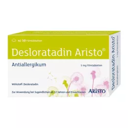 DESLORATADIN Aristo 5 mg kilega kaetud tabletid, 50 tk