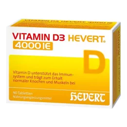 VITAMIN D3 HEVERT 4000 RÜ tabletid, 90 tk