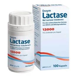 Laktaas 12 000 FCC kapslit, 100 tk