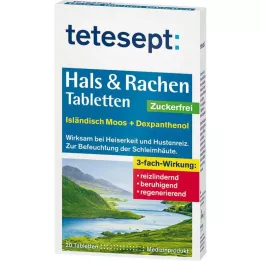 TETESEPT Kurgu & Kurgu tabletid suhkruvabad, 20 tk