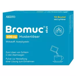 BROMUC akuutne 600 mg köha rögalahtistav tablett suukaudseks manustamiseks, 10 tk