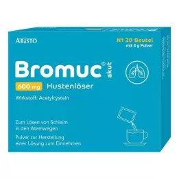 BROMUC akuutne 600 mg köha rögalahtistav tablett suukaudseks manustamiseks, 20 tk