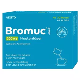 BROMUC akuutne 200 mg köha rögalahtistav tablett suukaudseks manustamiseks, 20 tk