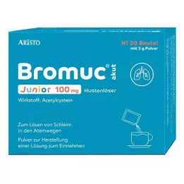 BROMUC akut Junior 100 mg köhalahtisti P.H.e.L.z.E., 20 tk