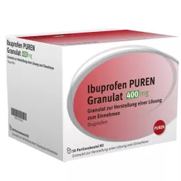 IBUPROFEN PUREN Graanulid 400 mg suukaudseks kasutamiseks mõeldud lahuse valmistamiseks, 50 tk