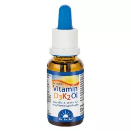 VITAMIN D3K2 õli Dr.Jacobs Drops, 20 ml