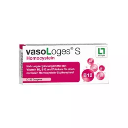 VASOLOGES S Homotsüsteiinidražeed, 30 tk