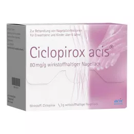 CICLOPIROX acis 80 mg/g toimeainega küünelakk, 3 g