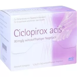 CICLOPIROX ACIS 80 mg/g toimeaine. Küünelakk, 6 g