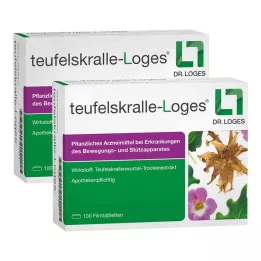 TEUFELSKRALLE-LOGES Õhukese polümeerikattega tabletid, 200 tk