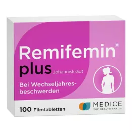 REMIFEMIN pluss naistepuna õhukese polümeerikattega tabletid, 100 tk