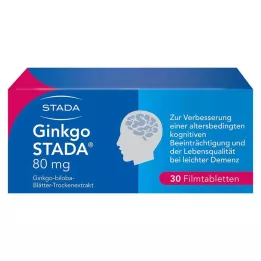 Ginkgo STADA 80 mg õhukese polümeerikattega tabletid, 30 tk