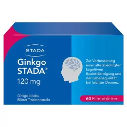 GINKGO STADA 120 mg õhukese polümeerikattega tabletid, 60 tk