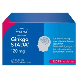 GINKGO STADA 120 mg õhukese polümeerikattega tabletid, 120 tk