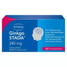 GINKGO STADA 240 mg kilega kaetud tabletid, 30 tk
