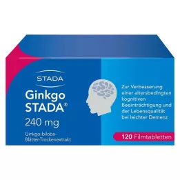 GINKGO STADA 240 mg õhukese polümeerikattega tabletid, 120 tk