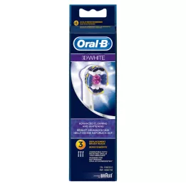 Oral-B harjade harjad 3D valge, 3 tk