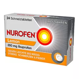 NUROFEN 200 mg Lemon sulavad tabletid, 24 tk