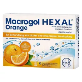 MACROGOL HEXAL Orange Plv.z.Her.e.Lsg.z.Einn.Btl., 10 tk