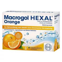 MACROGOL HEXAL Orange Plv.z.Her.e.Lsg.z.Einn.Btl., 20 tk