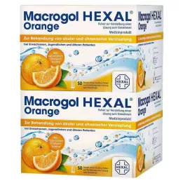 MACROGOL HEXAL Orange Plv.z.Her.e.Lsg.z.Einn.Btl., 100 tk