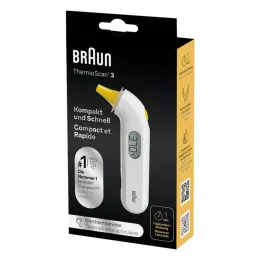 BRAUN THERMOSCAN 3 infrapuna kõrva termomeetrit, 1 tk