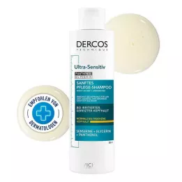 VICHY DERCOS ülitundlik šampoon kuivale peanahale, 200 ml