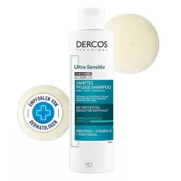 VICHY DERCOS ülitundlik šampoon rasusele peanahale, 200 ml