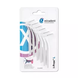 Miradent Interdental Brush I-PROX L 0,6 mm Valge, 6 tk