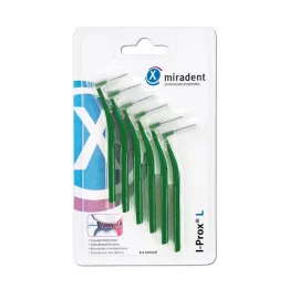 MIRADENT Hambavahehari I-Prox L 0,7 mm roheline, 6 tk