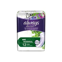 ALWAYS diskreetne inkontinentsi insert tavaline, 12 tk