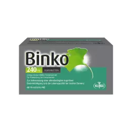 BINKO 240 mg õhukese polümeerikattega tabletid, 60 tk