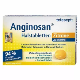 TETESEPT Anginosan kurgupastillid suhkruvaba sidrun, 20 tk