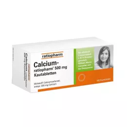 CALCIUM-RATIOPHARM 500 mg närimistabletid, 100 tk