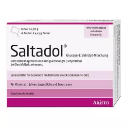 SALTADOL Elektrolüüdi pulber suukaudseks kasutamiseks, 6 tk