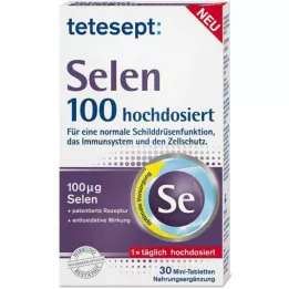 TETESEPT Selenium 100 suure annusega õhukese polümeerikattega tabletti, 30 tk