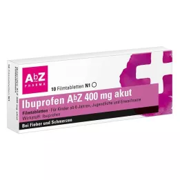IBUPROFEN AbZ 400 mg ägeda õhukese polümeerikattega tabletid, 10 tk