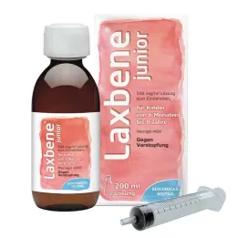 LAXBENE juunior 500 mg/ml suukaudne lahus, lapsed vanuses 6 kuud kuni 8 aastat, 200 ml