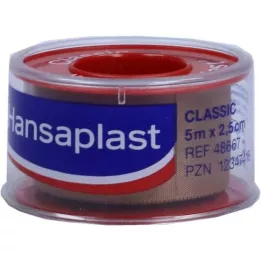 HANSAPLAST fixierpfl.klassic 2,5 cmx5 m tõukejõud, 1 tk