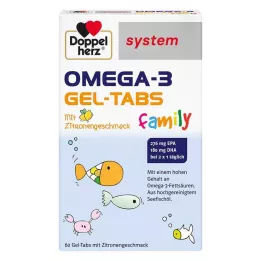 DOPPELHERZ Omega-3 Gel-Tabs peresüsteem, 60 tk
