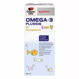 DOPPELHERZ Omega-3 vedeliku perekonna süsteem, 250 ml