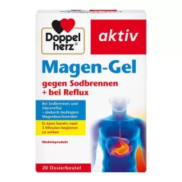 DOPPELHERZ Kõhugeel kõrvetiste+refluksi vastu, 20 tk