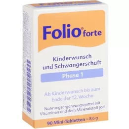 FOLIO 1 Forte -kilega kandes tabletid, 90 tk