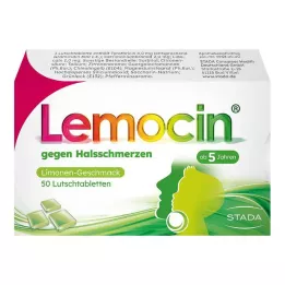 LEMOCIN kurguvalu vastu pastillid, 50 tk