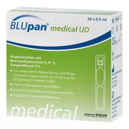 BLUPAN meditsiinilised UD silmatilgad, 20X0,5 ml