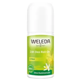 WELEDA Citrus 24h rulldeodorant, 50 ml