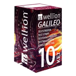 WELLION GALILEO Ketoonide testribad, 10 tk