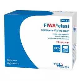 FIXIERBINDE elastne 10 cmx4 m tsellofaaniga, 1 tk