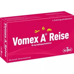 Vomex A Travel 50 mg Sutabautsa, 4 tk
